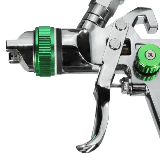 1.4mm 1L HVLP Gravity Feed Spray Gun Auto Paint Primer Metal Flake with Regulator 1.4mm 1L HVLP Gravity Feed Spray Gun Auto Paint Primer Metal Flake with Regulator