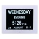 7 Inch LED Digital Calendar Day Clock Extra Large Time Day Week Month Year