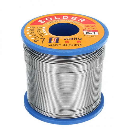 0.7mm 500g Soldering Wires Welding Iron Rosin Core 60/40 Lead Tin Flux 2.0 Percent