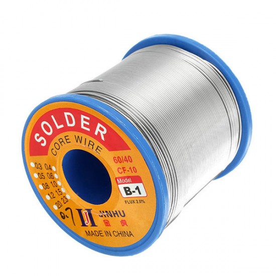 0.7mm 500g Soldering Wires Welding Iron Rosin Core 60/40 Lead Tin Flux 2.0 Percent