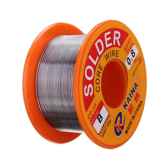 0.8mm 50g Rosin Core Solder 63/37 Tin Lead Flux Soldering Welder Iron Wire Reel 0.8mm 50g Rosin Core Solder 63/37 Tin Lead Flux Soldering Welder Iron Wire Reel