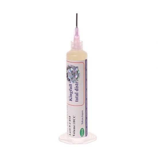 10CC RMA-218 BGA Reballing No-Clean Repair Solder Flux Paste with Needle 10CC RMA-218 BGA Reballing No-Clean Repair Solder Flux Paste with Needle