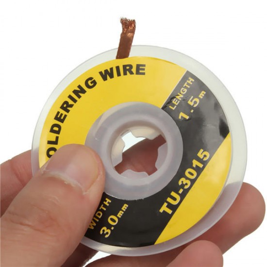 3mm Desoldering Braid Solder Remover Wick Wire
