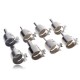 8Pcs 850 Heat Gun Nozzle Hot Air Desoldering Station Gun Mouth 8Pcs 850 Heat Gun Nozzle Hot Air Desoldering Station Gun Mouth