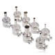8Pcs 850 Heat Gun Nozzle Hot Air Desoldering Station Gun Mouth 8Pcs 850 Heat Gun Nozzle Hot Air Desoldering Station Gun Mouth