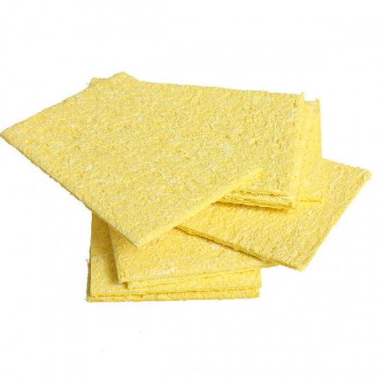 DANIU 10Pcs Welding Soldering Iron Tip Replacement Sponge Cleaning Pads