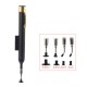 VAC Anti-satic IC Pick Up Vacuum Sucker Pen + 4 Suction Headers for BGA SMD Work Reballing Aids VAC Anti-satic IC Pick Up Vacuum Sucker Pen + 4 Suction Headers for BGA SMD Work Reballing Aids