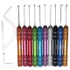 12 in 1 Practice Lock Picks Unlocking Tool Set Keys Remove Tools 12 in 1 Practice Lock Picks Unlocking Tool Set Keys Remove Tools