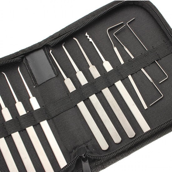 12Pcs High Quality Lock Picks Tools Set Lock Opener Locksmith Tools 12Pcs High Quality Lock Picks Tools Set Lock Opener Locksmith Tools