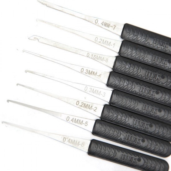 12Pcs Lock Broken Key Extractor Remove Removal Hooks Needle Lock Picks Locksmith Tools Set 12Pcs Lock Broken Key Extractor Remove Removal Hooks Needle Lock Picks Locksmith Tools Set