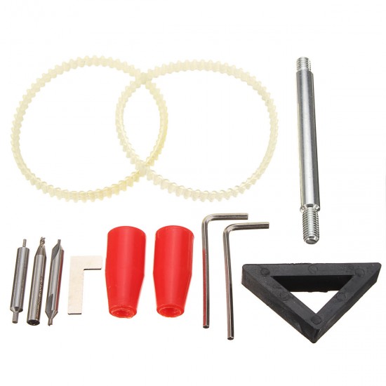 12Pcs Vertical Key Machine Accessories Drill Bit 2.5x6MM HSS-AL Keys Repair Belt 12Pcs Vertical Key Machine Accessories Drill Bit 2.5x6MM HSS-AL Keys Repair Belt