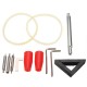 12Pcs Vertical Key Machine Accessories Drill Bit 2.5x6MM HSS-AL Keys Repair Belt 12Pcs Vertical Key Machine Accessories Drill Bit 2.5x6MM HSS-AL Keys Repair Belt