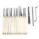 12pcs Unlocking Lock Pick Set with 3pcs Transparent Locks Locksmith Practice Supplies Set 12pcs Unlocking Lock Pick Set with 3pcs Transparent Locks Locksmith Practice Supplies Set