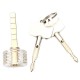 12pcs Unlocking Lock Pick Set with 3pcs Transparent Locks Locksmith Practice Supplies Set 12pcs Unlocking Lock Pick Set with 3pcs Transparent Locks Locksmith Practice Supplies Set