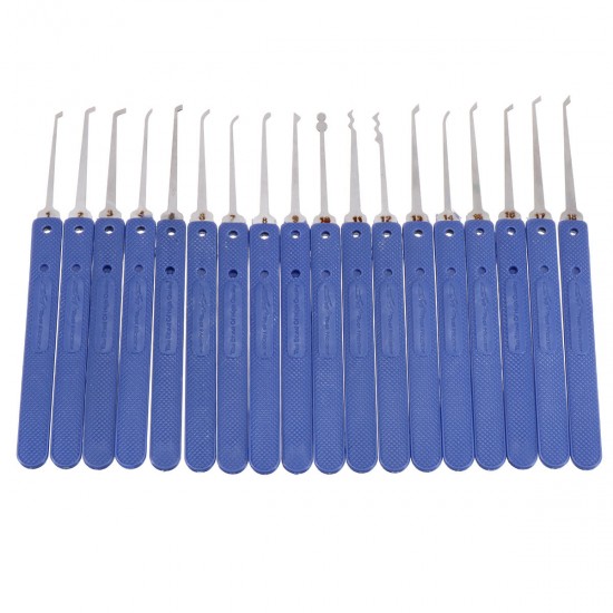 18 in 1 Stainless Steel Lock Pick Set Kit Locksmith Tools Quick Door Openner 18 in 1 Stainless Steel Lock Pick Set Kit Locksmith Tools Quick Door Openner