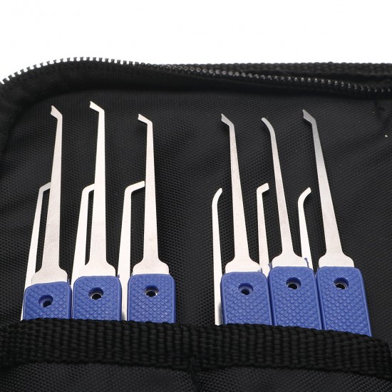 18 in 1 Stainless Steel Lock Pick Set Kit Locksmith Tools Quick Door Openner 18 in 1 Stainless Steel Lock Pick Set Kit Locksmith Tools Quick Door Openner