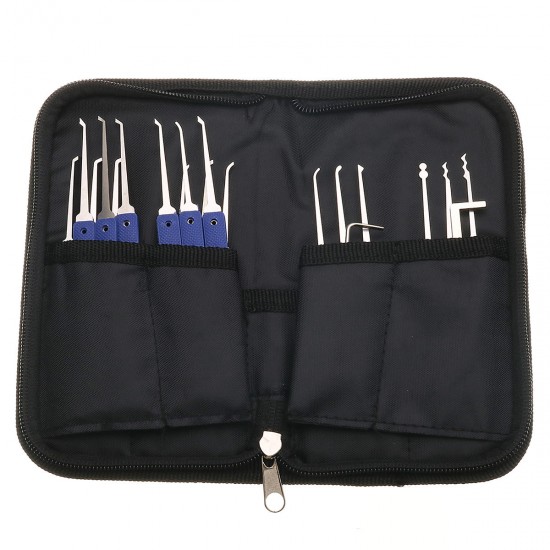 18 in 1 Stainless Steel Lock Pick Set Kit Locksmith Tools Quick Door Openner 18 in 1 Stainless Steel Lock Pick Set Kit Locksmith Tools Quick Door Openner