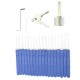 18 in 1 Stainless Steel Lock Pick Set with 1Pc Transparent padlock 18 in 1 Stainless Steel Lock Pick Set with 1Pc Transparent padlock