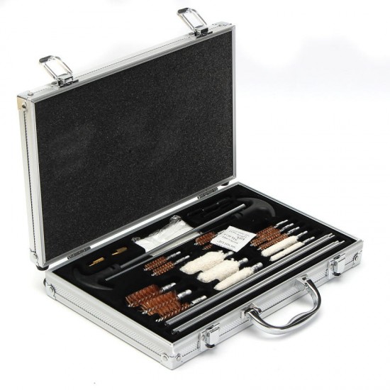 106pcs Universal Gun Cleaning Kit Handgun Shotgun Firearm Gun Cleaner with Aluminum Carry Case 106pcs Universal Gun Cleaning Kit Handgun Shotgun Firearm Gun Cleaner with Aluminum Carry Case