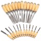 12Pcs Wood Working Wood Carving Hand Chisel Professional Gouges Tool Set 12Pcs Wood Working Wood Carving Hand Chisel Professional Gouges Tool Set
