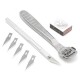 24 Pcs Leather Craft Tools Kit Hand Sewing Stitching Punch Carving Work Saddle 24 Pcs Leather Craft Tools Kit Hand Sewing Stitching Punch Carving Work Saddle