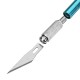 Metal Handle Hobby Cutter Craft Knife with 6pcs Blade Cutting Tool