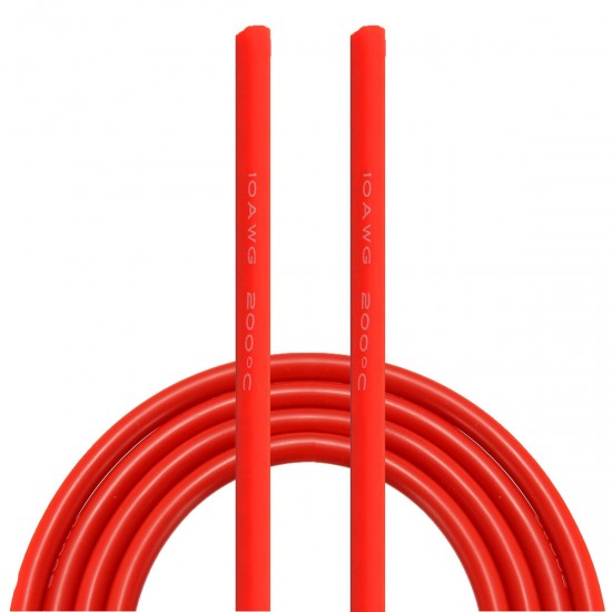 1 Meter Red Silicone Wire Cable 10/12/14/16/18/20/22AWG Flexible Cable 1 Meter Red Silicone Wire Cable 10/12/14/16/18/20/22AWG Flexible Cable