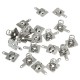 10 Pairs Silver Tone Metal Battery Spring Plate Set for AA AAA Batteries 10 Pairs Silver Tone Metal Battery Spring Plate Set for AA AAA Batteries