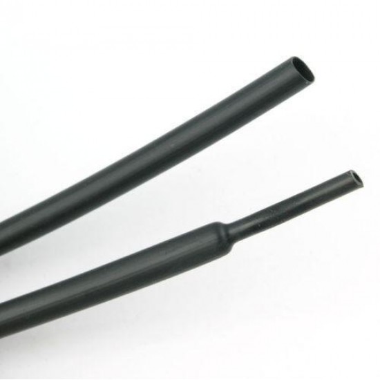1.5mm 200mm/500mm/2m/3m/5m Black Heat Shrink Tube Electrical Sleeving Car Cable Wire Heatshrink Tubing Wrap