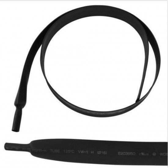 1.5mm 200mm/500mm/2m/3m/5m Black Heat Shrink Tube Electrical Sleeving Car Cable Wire Heatshrink Tubing Wrap