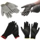 1 Pair PU Palm Coated Nylon Precision Protective Safety Work Gloves Light Weight 1 Pair PU Palm Coated Nylon Precision Protective Safety Work Gloves Light Weight