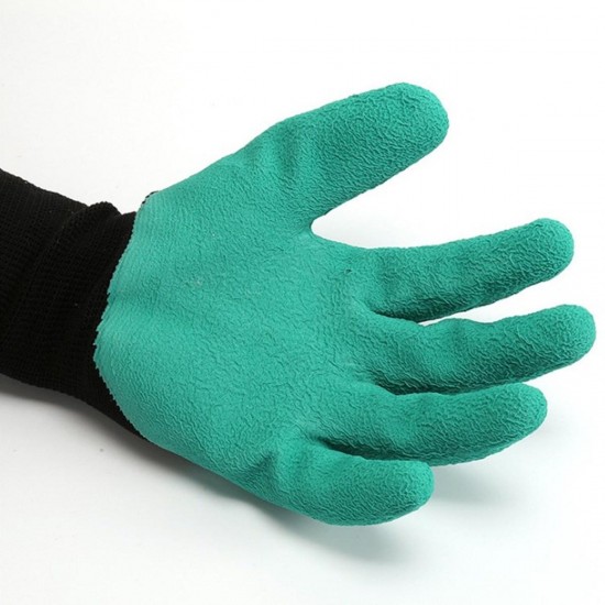 1 Pair Safety Gloves Garden Gloves Rubber TPR Thermo Plastic Builders Work ABS Plastic Claws