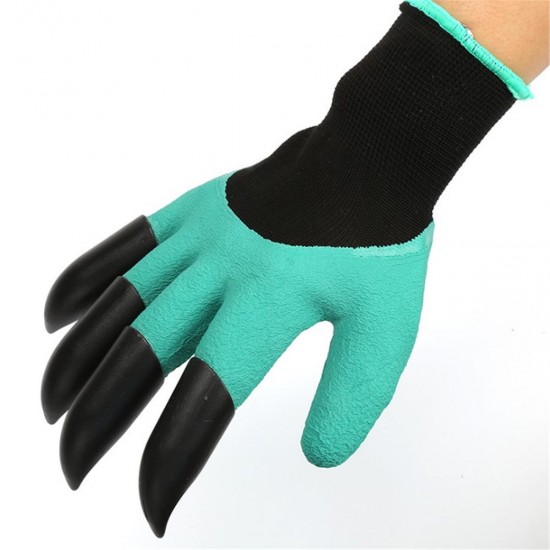 1 Pair Safety Gloves Garden Gloves Rubber TPR Thermo Plastic Builders Work ABS Plastic Claws