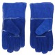 1 Pair Wood Burner Welder Gauntlets Fire High Temp Stoves Protection Long Gloves Blue 1 Pair Wood Burner Welder Gauntlets Fire High Temp Stoves Protection Long Gloves Blue