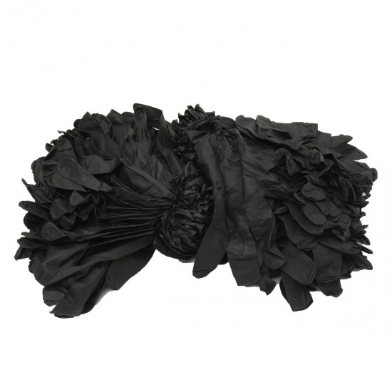 100Pcs S/M/L Black Latex Disposable Gloves Tattoo Piercing Mechanic Medical Gloves 100Pcs S/M/L Black Latex Disposable Gloves Tattoo Piercing Mechanic Medical Gloves