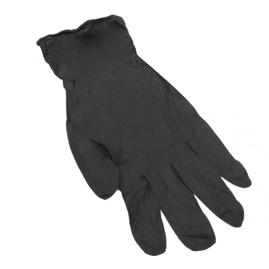 100Pcs S/M/L Black Latex Disposable Gloves Tattoo Piercing Mechanic Medical Gloves 100Pcs S/M/L Black Latex Disposable Gloves Tattoo Piercing Mechanic Medical Gloves