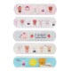 100Pcs Waterproof Breathable Cute Cartoon Band Aid Emergency Kit For Kids Children