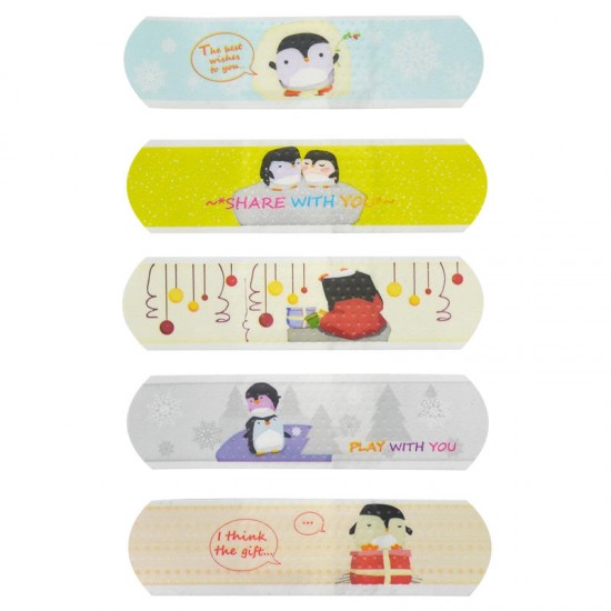 100Pcs Waterproof Breathable Cute Cartoon Band Aid Emergency Kit For Kids Children 100Pcs Waterproof Breathable Cute Cartoon Band Aid Emergency Kit For Kids Children