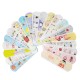 100Pcs Waterproof Breathable Cute Cartoon Band Aid Emergency Kit For Kids Children