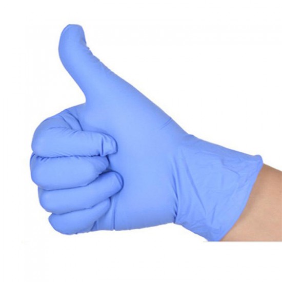 100pcs Acid Alkali Extra Strong Medical Free Nitrile Disposable Gloves Electronics Food Laboratory