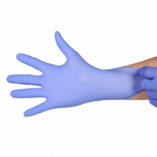 100pcs Acid Alkali Extra Strong Medical Free Nitrile Disposable Gloves Electronics Food Laboratory