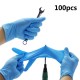100pcs Acid Alkali Extra Strong Medical Free Nitrile Disposable Gloves Electronics Food Laboratory 100pcs Acid Alkali Extra Strong Medical Free Nitrile Disposable Gloves Electronics Food Laboratory