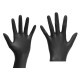 100pcs Industrial Disposable Nitrile Latex Black Gloves Powder Free M/L/XL