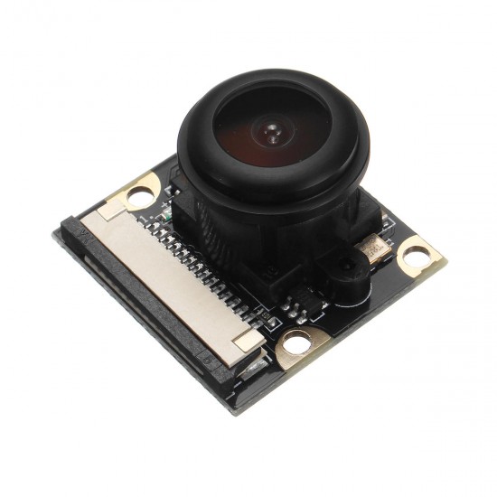 1080P 5MP 160° Fish Eye Surveillance Camera Module For Raspberry Pi With IR Night Vision 1080P 5MP 160° Fish Eye Surveillance Camera Module For Raspberry Pi With IR Night Vision