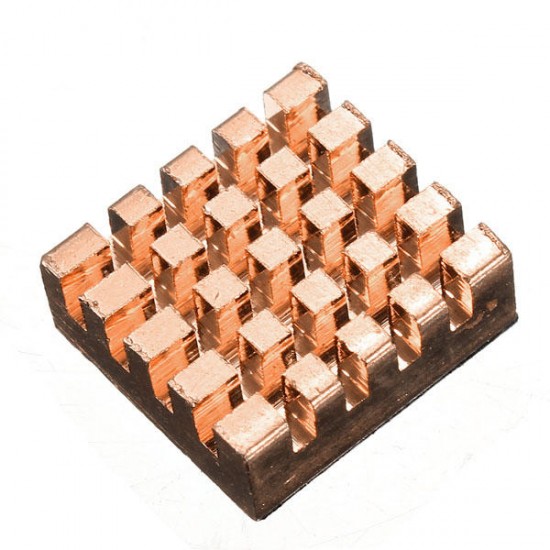 15 Pcs Pure Copper Heat Sink Cooling Fin Kit For Raspberry Pi