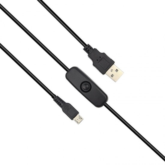 1.5m Micro USB Power Supply Charging Cable With ON/OFF Switch For Raspberry Pi 1.5m Micro USB Power Supply Charging Cable With ON/OFF Switch For Raspberry Pi