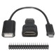 3Sets 3 in 1 Mini HD to HD Adapter+Micro USB to USB Female Cable+40P Pin Kits For Raspberry Pi Zero 3Sets 3 in 1 Mini HD to HD Adapter+Micro USB to USB Female Cable+40P Pin Kits For Raspberry Pi Zero