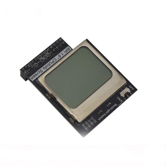 Practical CPU Info 1.6 inch 84x48 Matrix LCD Memory Display Module With Backlight For Raspberry Pi Zero / 1 / 2 / 3 Practical CPU Info 1.6 inch 84x48 Matrix LCD Memory Display Module With Backlight For Raspberry Pi Zero / 1 / 2 / 3
