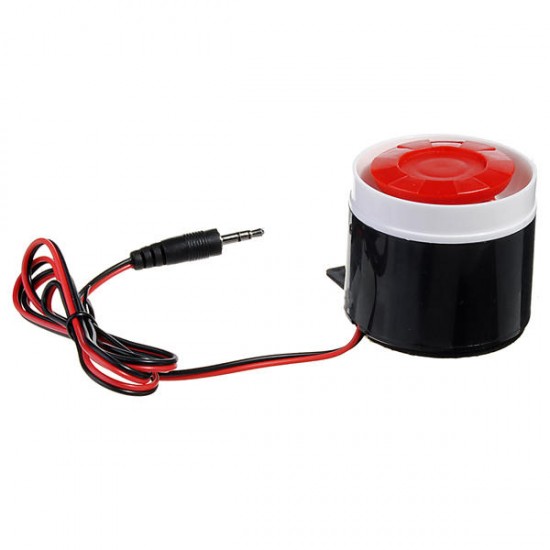 120dB 9V Wired Siren Horn Speaker for GSM Security System Alarm