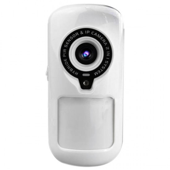 2 in 1 HD Burglar Alarm Monitor PIR Sensor Motion Detection Linkage Alarm Video Camera APP Control